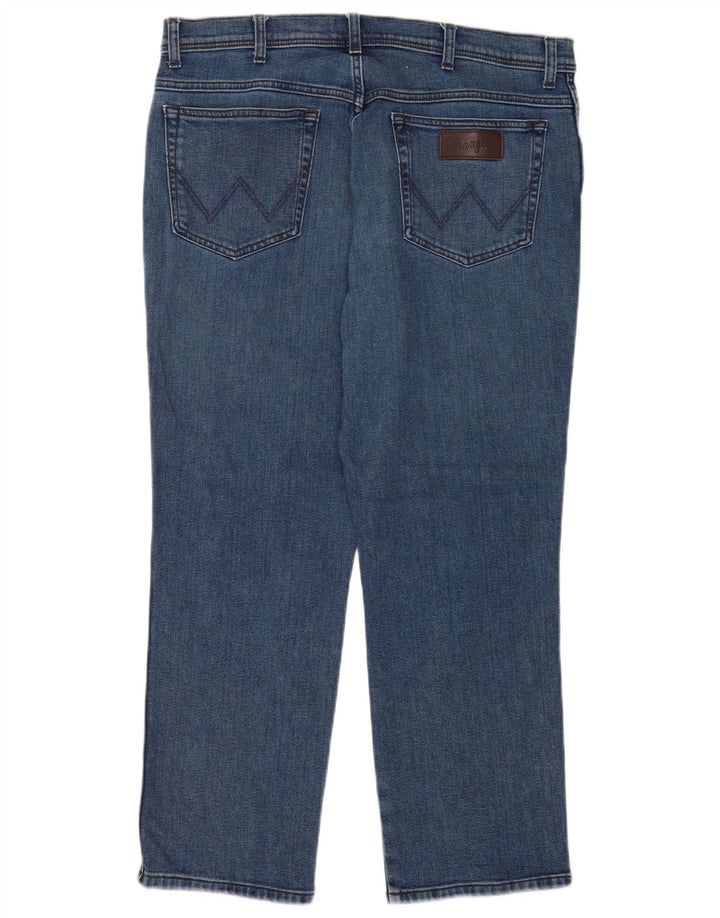 Wrangler Vaqueros Rectos Texas Para Hombre W38 L30 Algodón Azul