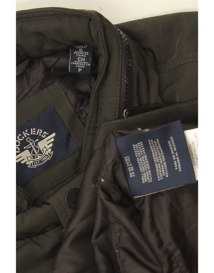 Dockers Chaqueta cortavientos para hombre UK 36 Small Verde Poliéster