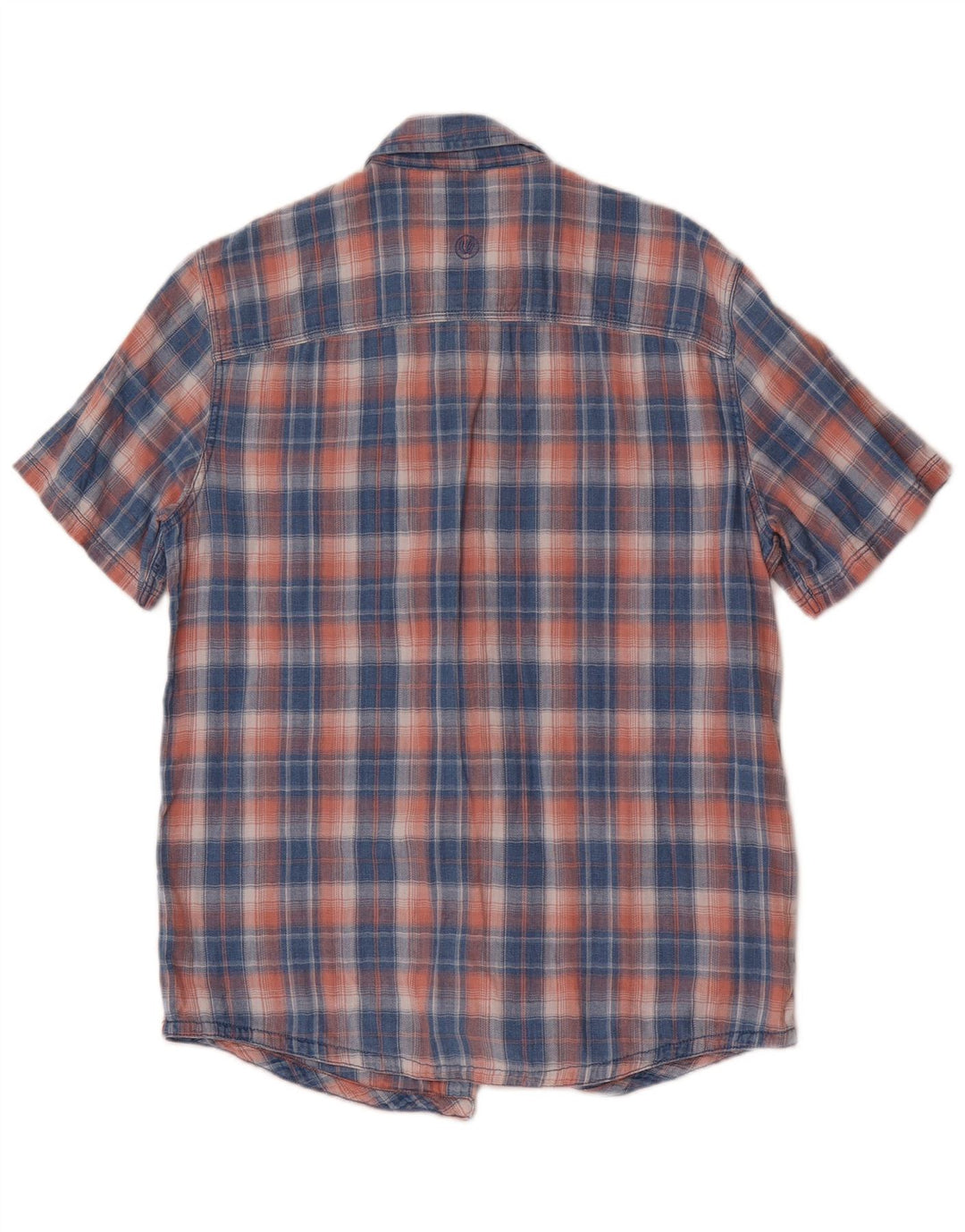 Camisa de corte regular y manga corta para hombre de Fat Face Algodón a cuadros en azul pequeño
