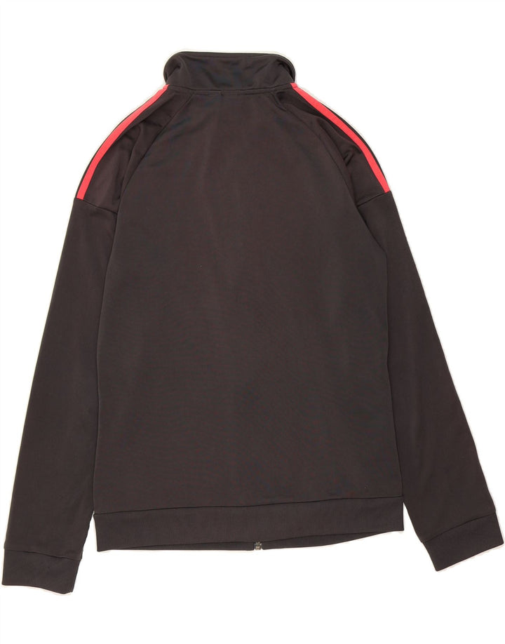 ADIDAS Womens Tracksuit Top Jacket UK 12/14 Medium Black Polyester Vintage Adidas and Second-Hand Adidas from Messina Hembry 