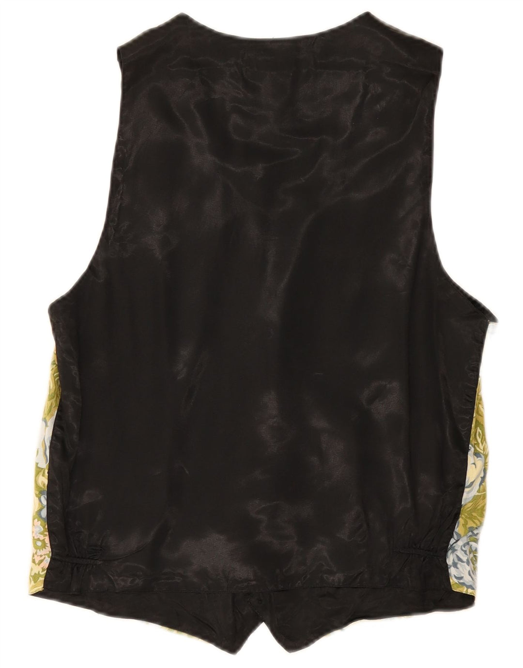Chaleco de hombre 3K de algodón floral verde pequeño