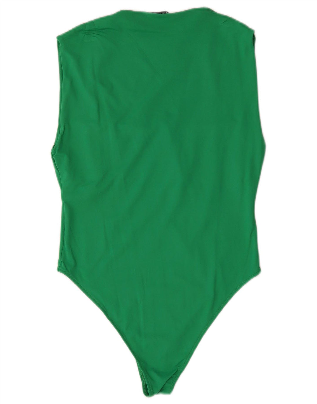 Zara Mujer Body Sin Mangas UK 44 Large Poliamida Verde