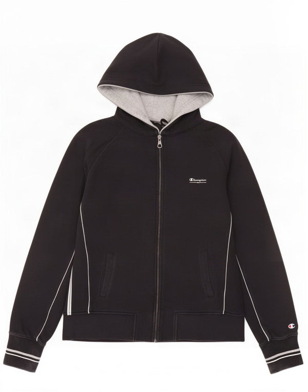 Champion Heritage Classics Sudadera con capucha y cremallera para mujer UK 18 XL Algodón negro
