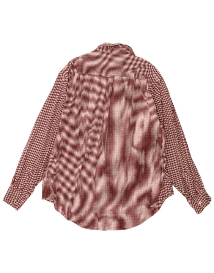 Camisa Boggi Hombre Large Cuadros Rojos