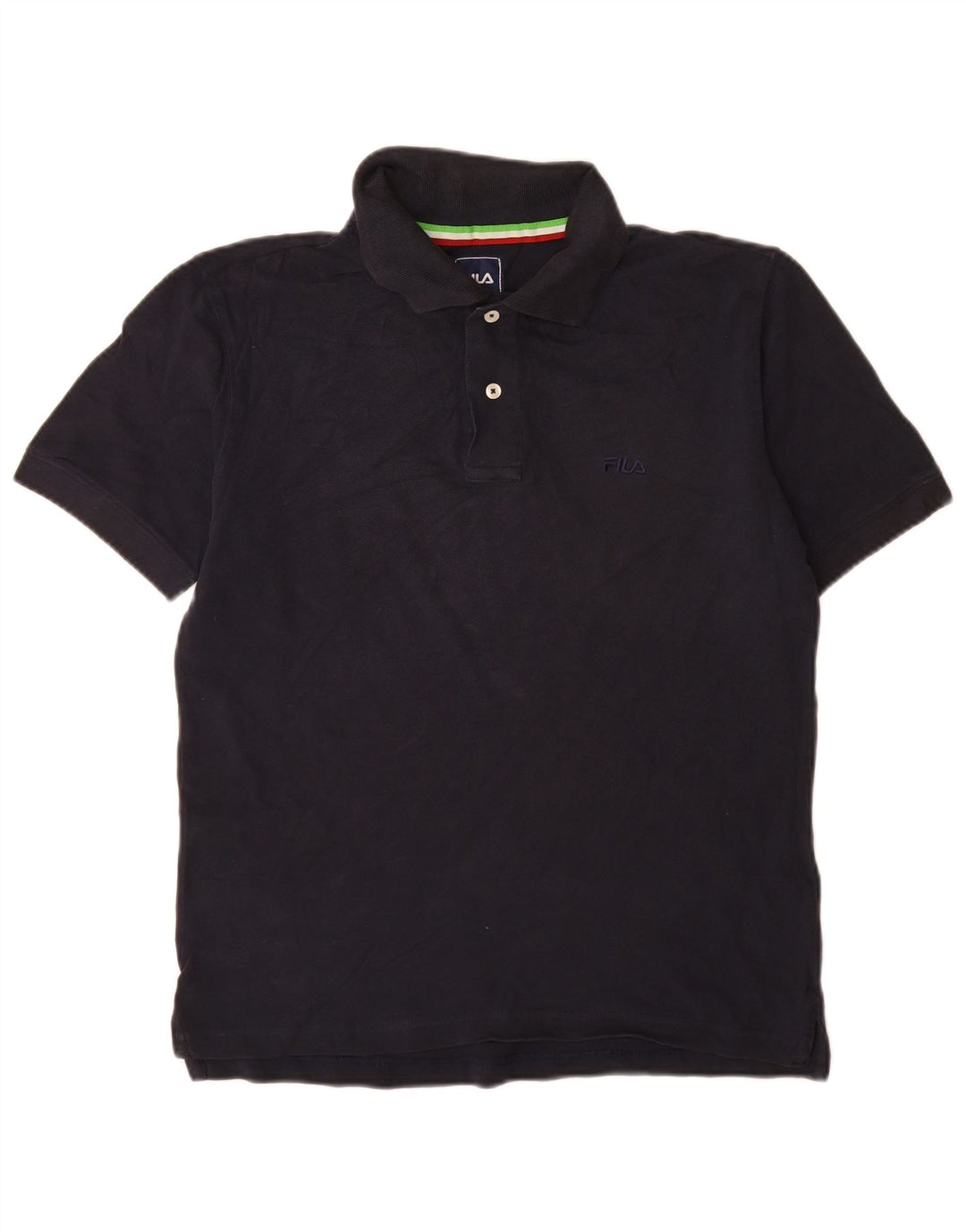 Fila Polo para hombre IT 48 Small Azul marino Algodón