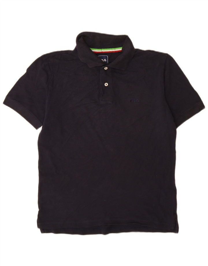 Fila Polo para hombre IT 48 Small Azul marino Algodón