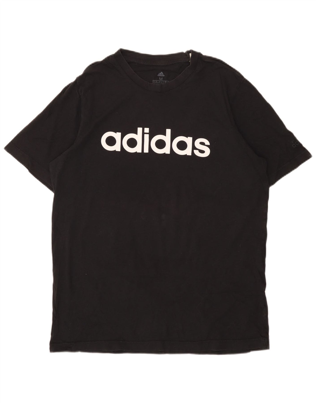 Adidas Hombre Regular Graphic Camiseta Top Mediano Negro