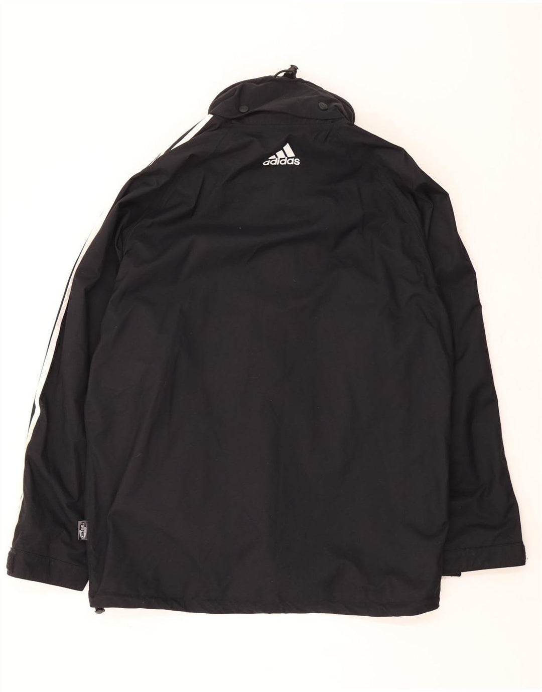 Adidas - Chaqueta impermeable con capucha Climashell para hombre, talla 44/46, poliamida negra grande