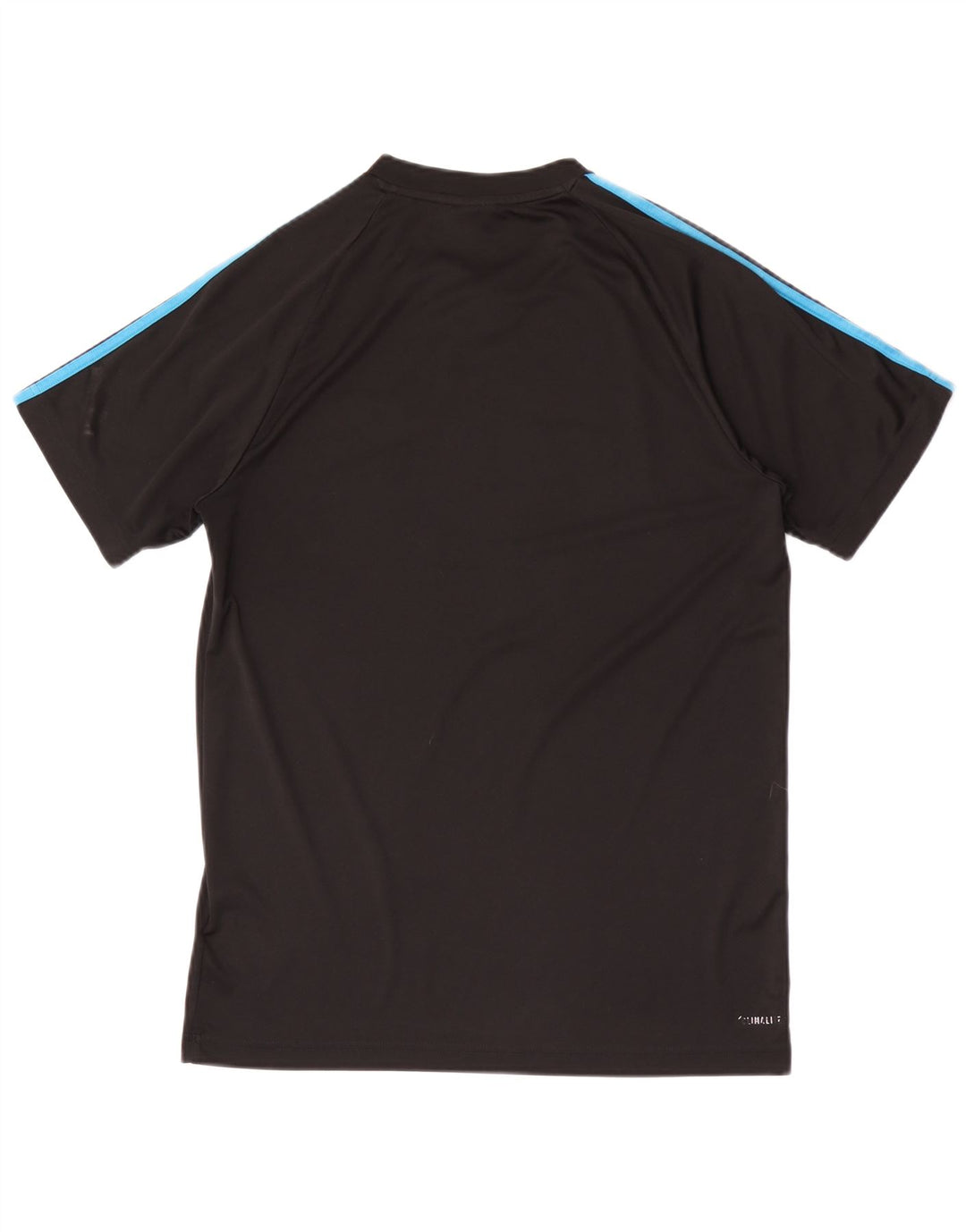ADIDAS Camiseta Climalite para hombre Top Mediano Negro Poliéster