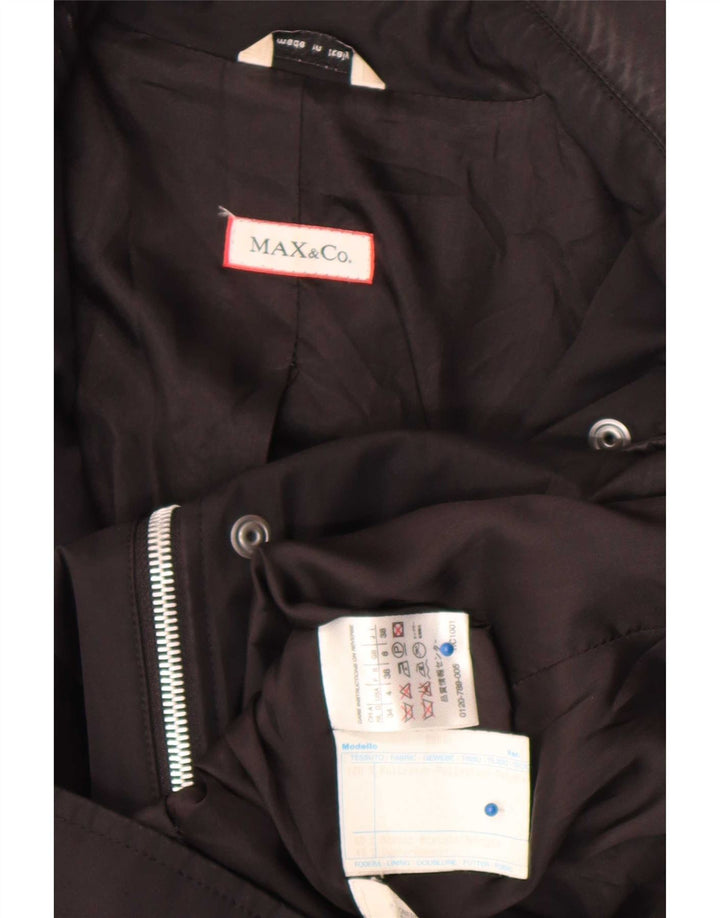 Max & Co. Chaqueta bomber para mujer UK 6 XS Poliéster negro