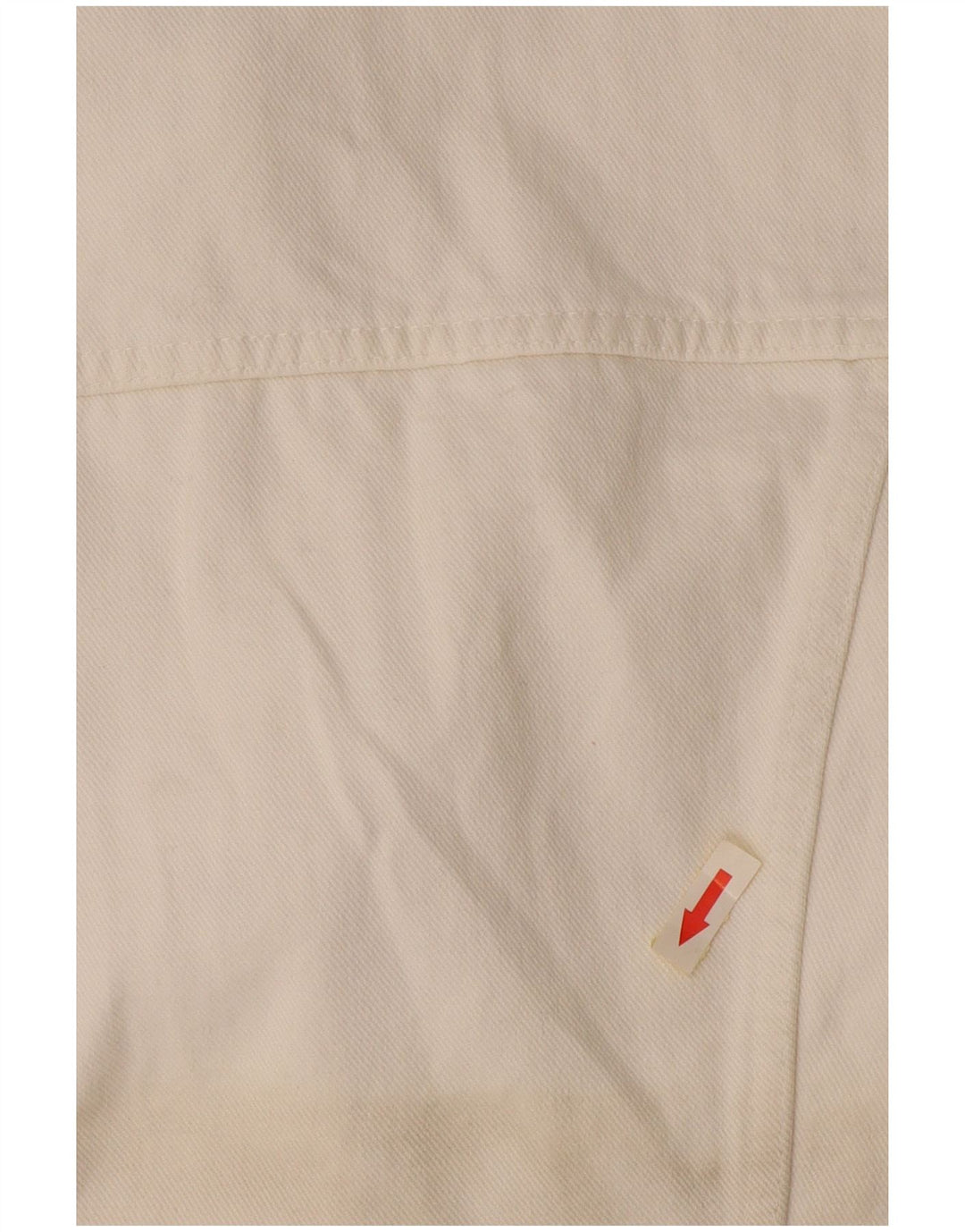 Indian Motocycle - Chaqueta vaquera corta para mujer, talla 40, algodón blanco grande