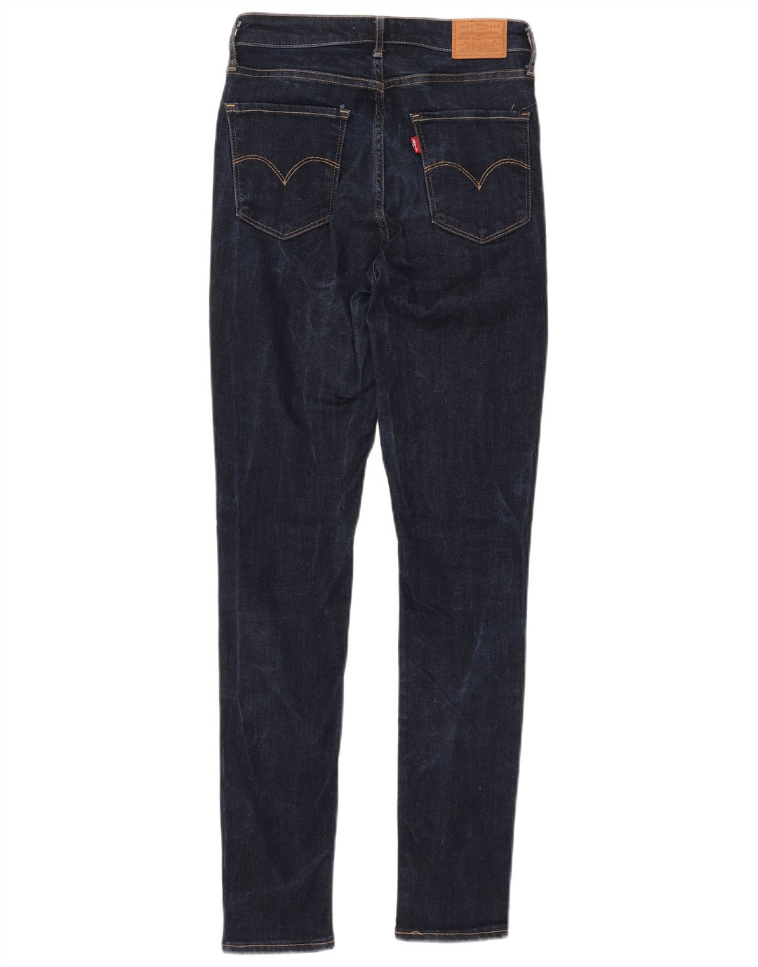 LEVI'S Vaqueros pitillo de talle alto 721 para mujer W27 L30 Lyocell azul marino