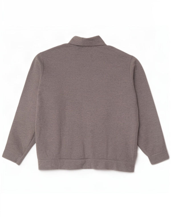 Polo Ralph Lauren - Sudadera con cuello y cremallera para hombre, talla XL, algodón gris