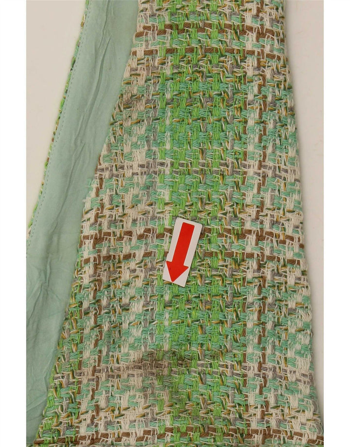 Zara Falda Peto Mujer Grande W30 Cuadros Multicolor Poliéster