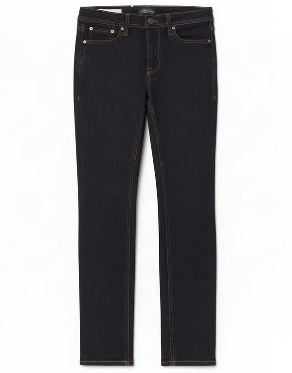 Jack & Jones Mens Skinny Jeans W29 L32 Navy Blue Cotton