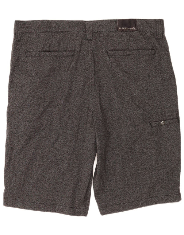 Quiksilver Mens Zathan Cargo Shorts W34 Poliéster gris grande