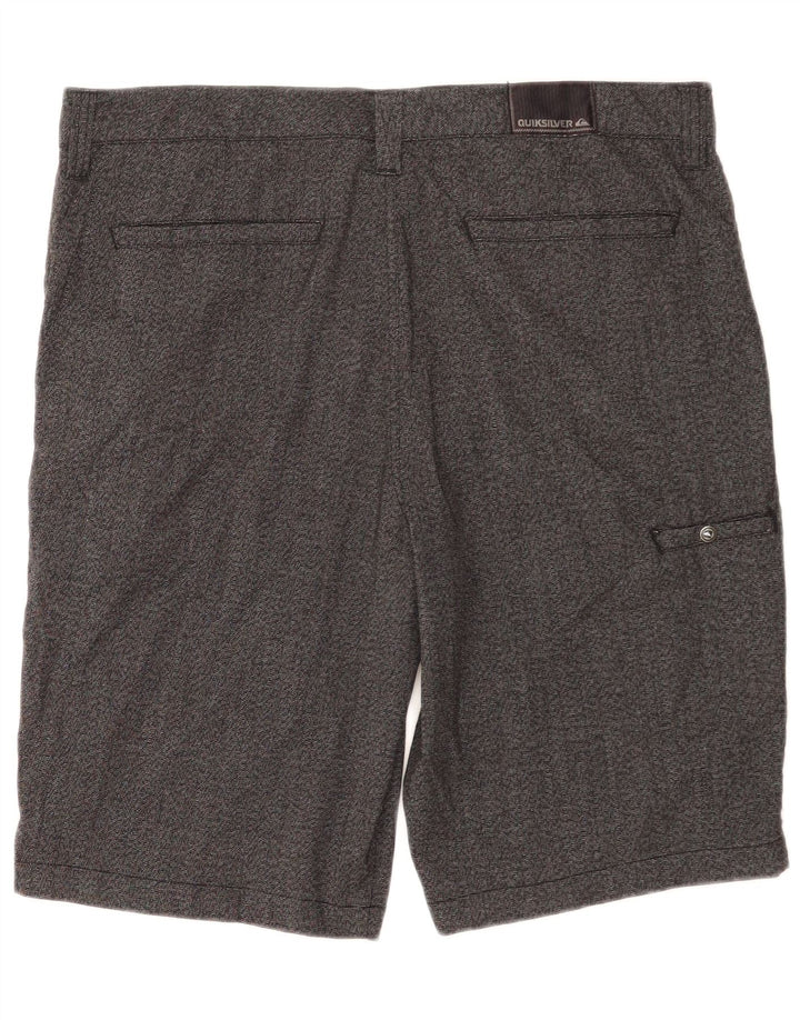 Quiksilver Mens Zathan Cargo Shorts W34 Poliéster gris grande