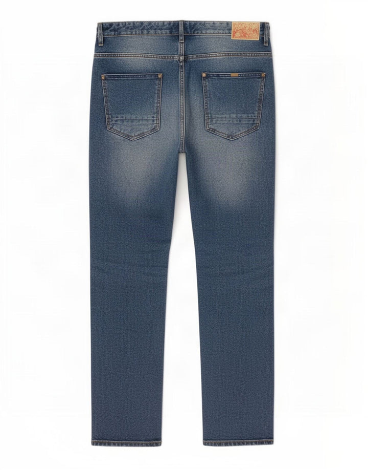 Springfield Jeans Slim Hombre W38 L34 Azul Algodón