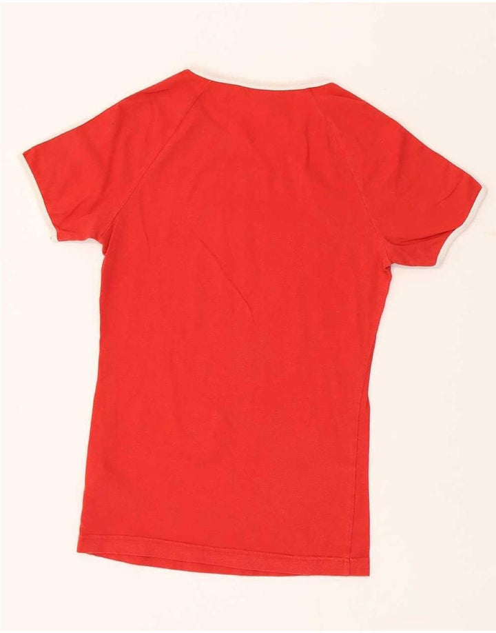 Adidas Camiseta Mujer Top EU 38 Medio Rojo Algodón
