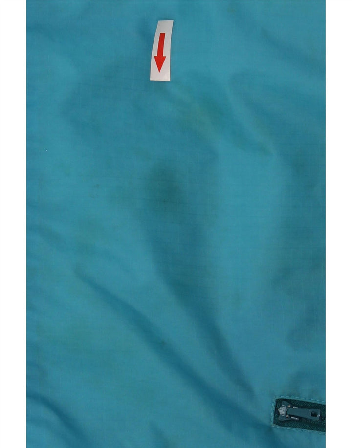 Nike Chaqueta de chándal para hombre, talla grande, nailon color block azul