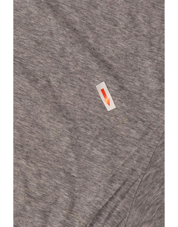 HUGO BOSS Camiseta gráfica para hombre Top 2XL Gris moteado