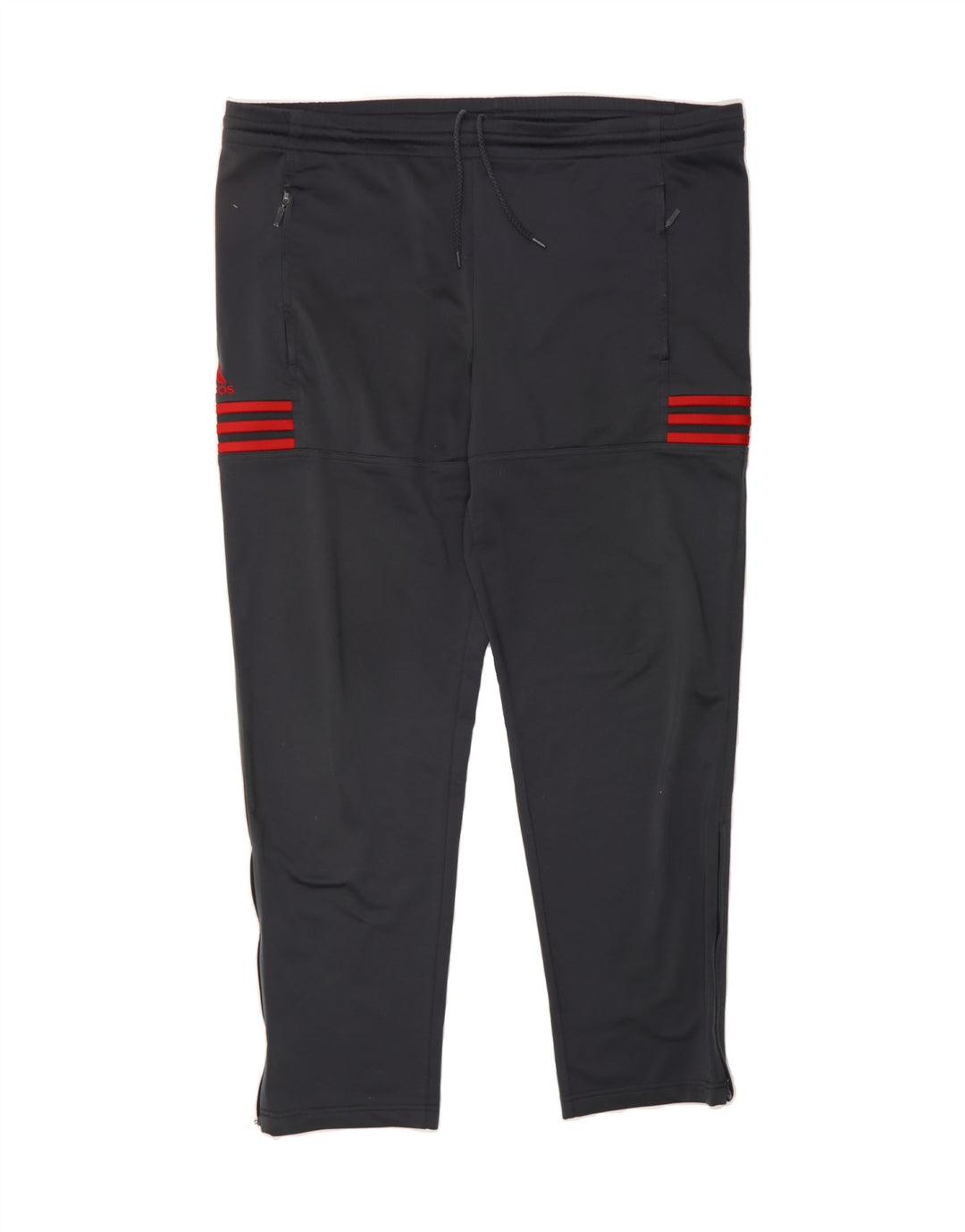 ADIDAS Mens Tracksuit Trousers UK 40/42 Medium Navy Blue Polyester Vintage Adidas and Second-Hand Adidas from Messina Hembry 