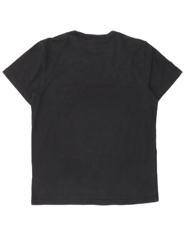 Champion Camiseta gráfica para hombre Top Small Black Cotton