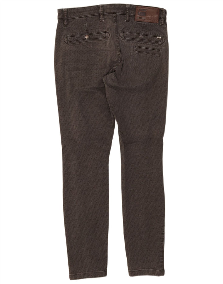 Vaqueros ajustados para hombre G-Star W33 L30 Algodón geométrico gris