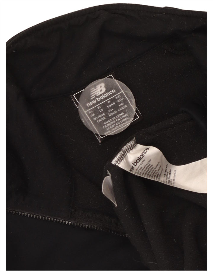 New Balance Liverpool - Chándal con cremallera y cuello para hombre, talla XL, color negro