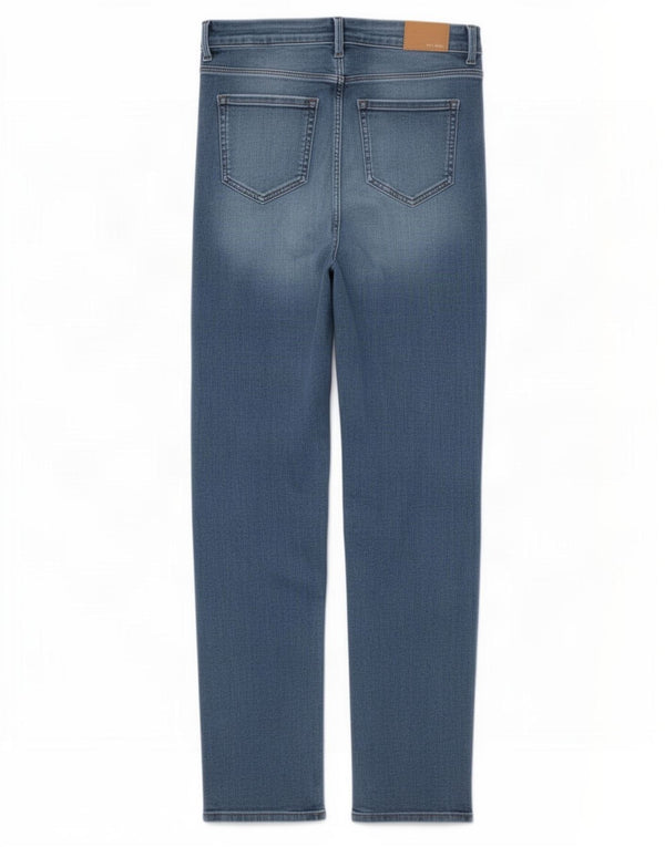 Marks & Spencer Jeans rectos The Sophia para mujer UK 12 Medium W30 L30 Azul
