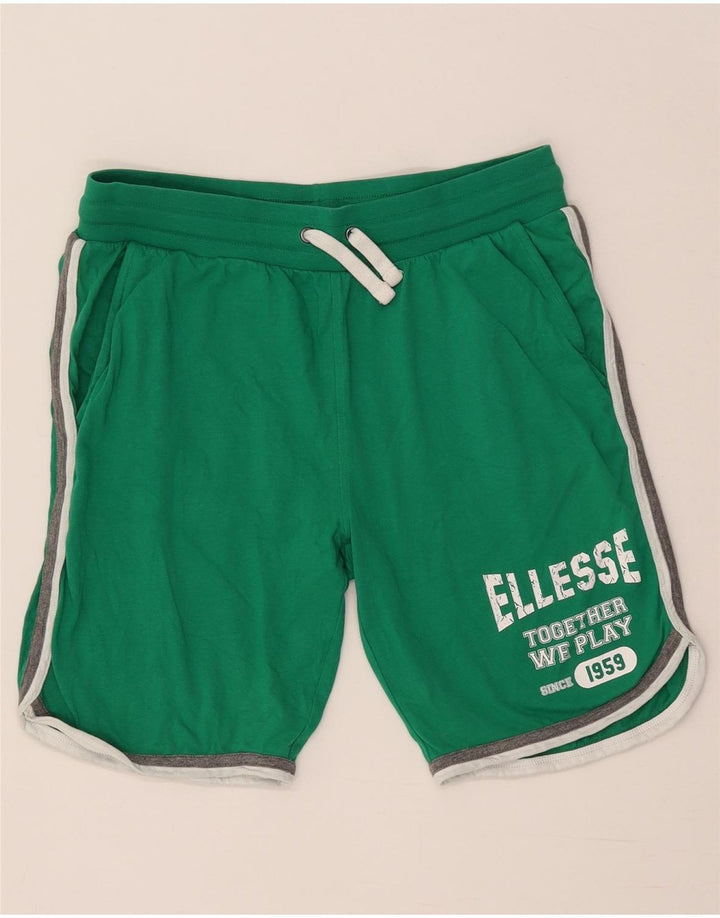 Ellesse Shorts deportivos gráficos para mujer UK 44 Verde medio