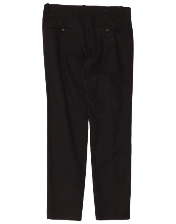 Zara Mujer Pantalón Chino Recto EU 36 XS W26 L27 Negro