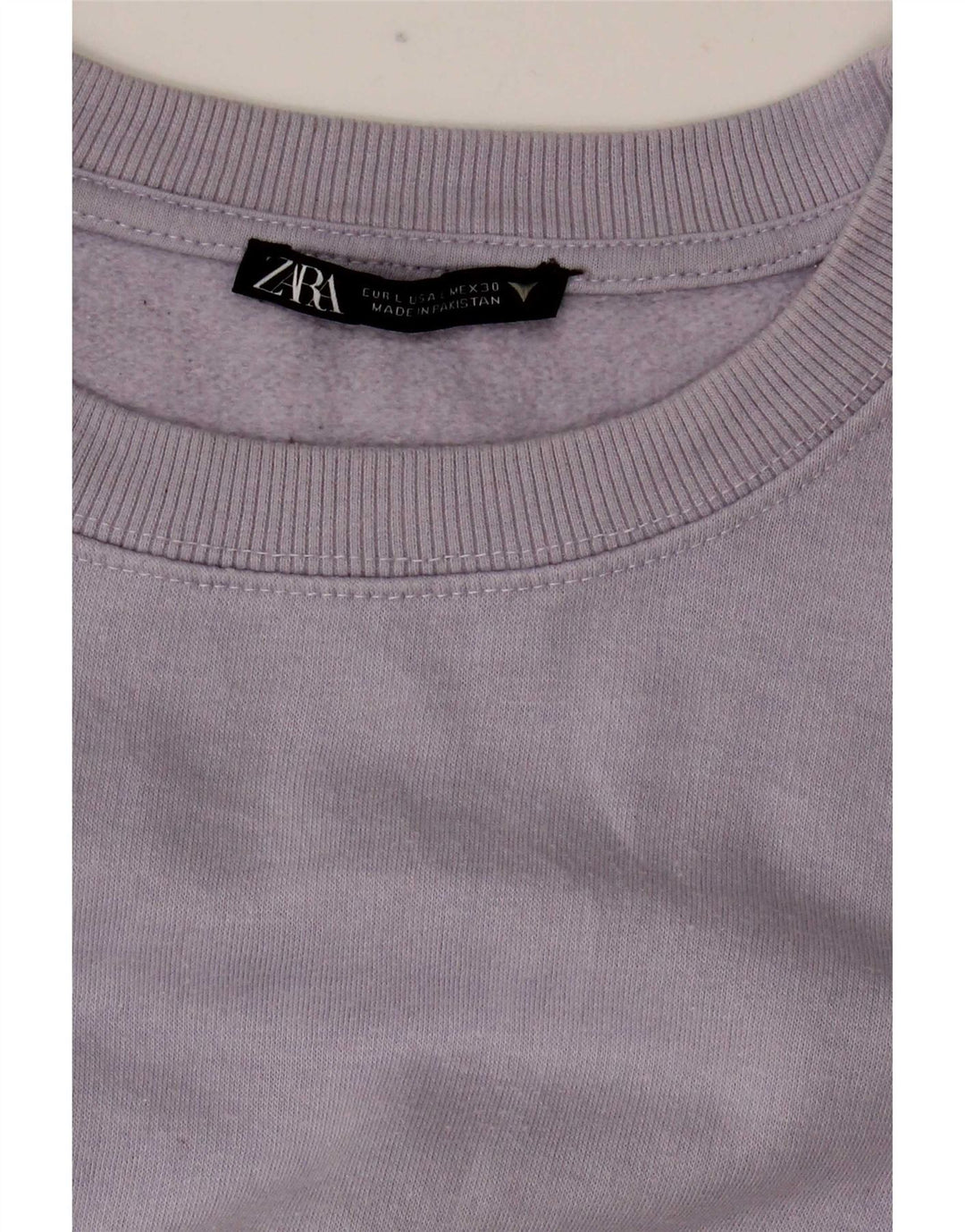 Zara Mujer Sudadera Jumper UK 46 Large Púrpura