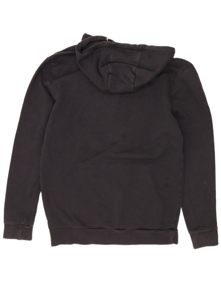 Ellesse Hombre Sudadera Con Capucha Gráfica Jersey De Algodón Negro Mediano
