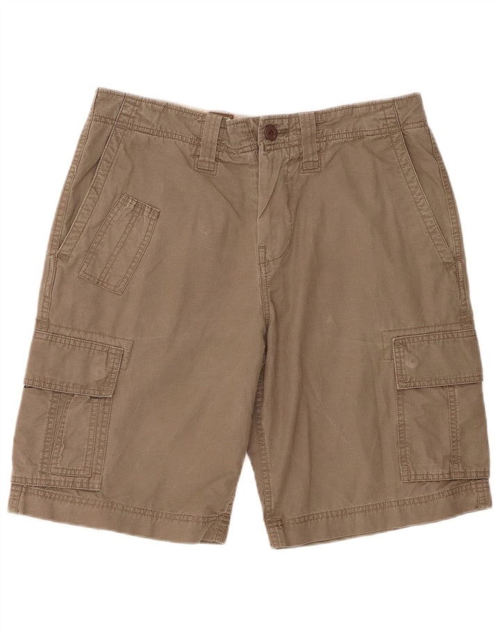 Dockers Pantalones cortos cargo de ajuste cómodo para hombre W31 Algodón caqui mediano