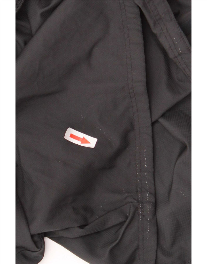 Nike - Pantalones cortos deportivos Dri Fit para mujer, talla grande, poliéster negro