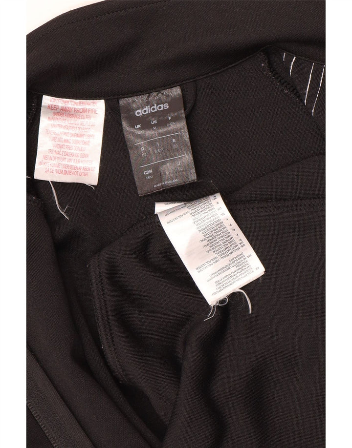 Adidas Chicos Climalite Chándal Top Chaqueta 11-12 Años Negro Poliéster