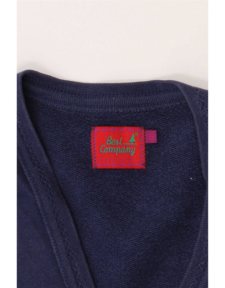Best Company - Chaqueta de chándal para hombre, talla pequeña, azul marino