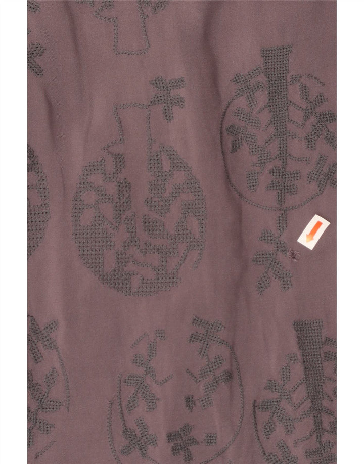 Vestido tubo para mujer White Stuff UK 40 Small Gris Floral Viscosa