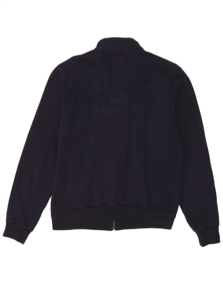Asociación de Polo de EE. UU. Chaqueta superior de chándal con estampado gráfico Azul marino mediano
