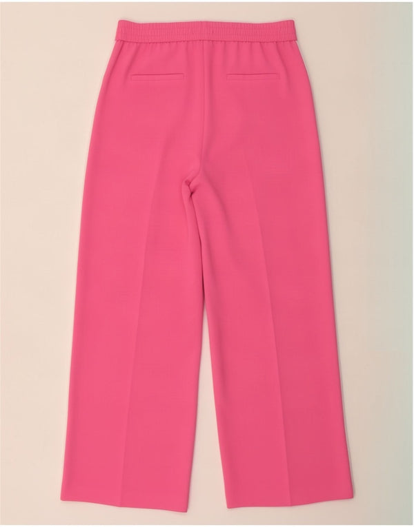 Marks & Spencer Pantalones informales para mujer UK 40 Large W36 L29 Bloque de color rosa