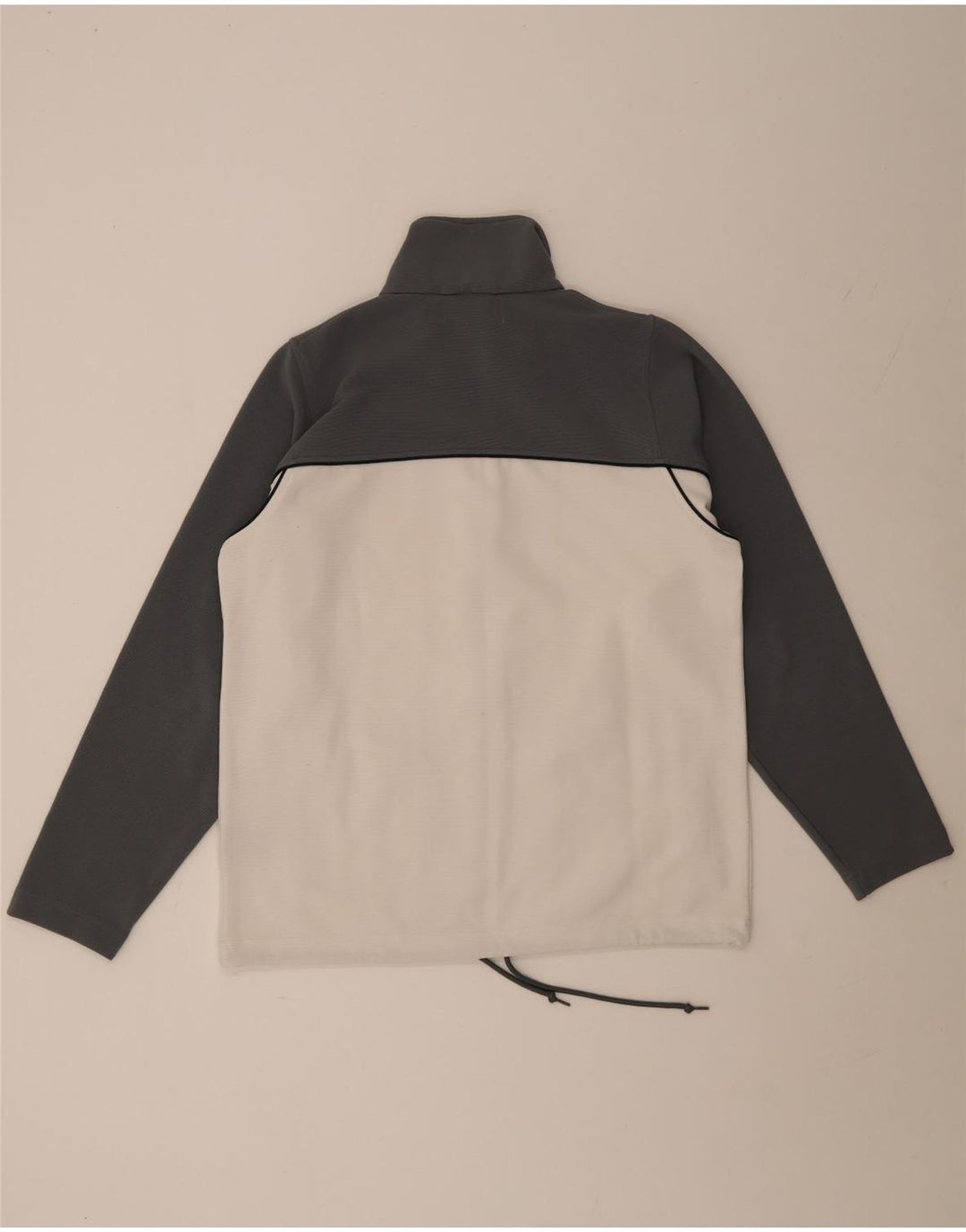 Kappa Hombre Chaqueta De Chándal Top Poliéster Color Block Gris Medio