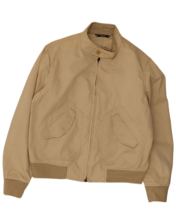 Jeckerson Chaqueta Bomber para Hombre UK 42 XL Algodón Beige