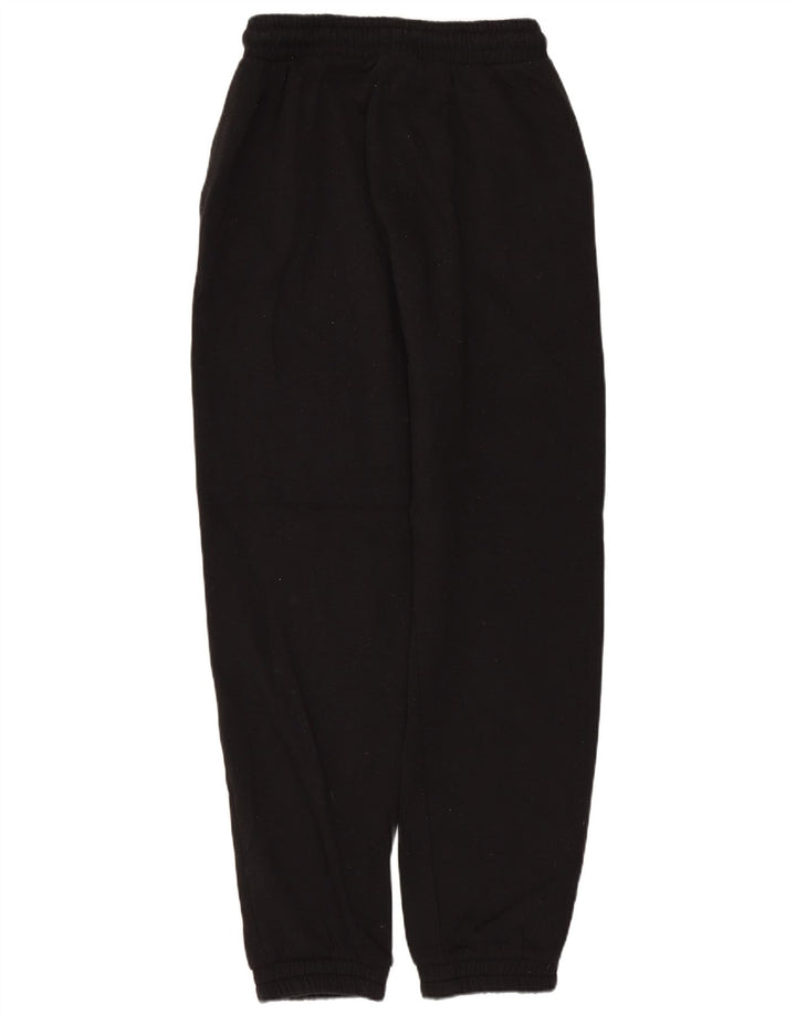 Zara Mujer Pantalones De Chándal Joggers UK 10 Small Negro Algodón