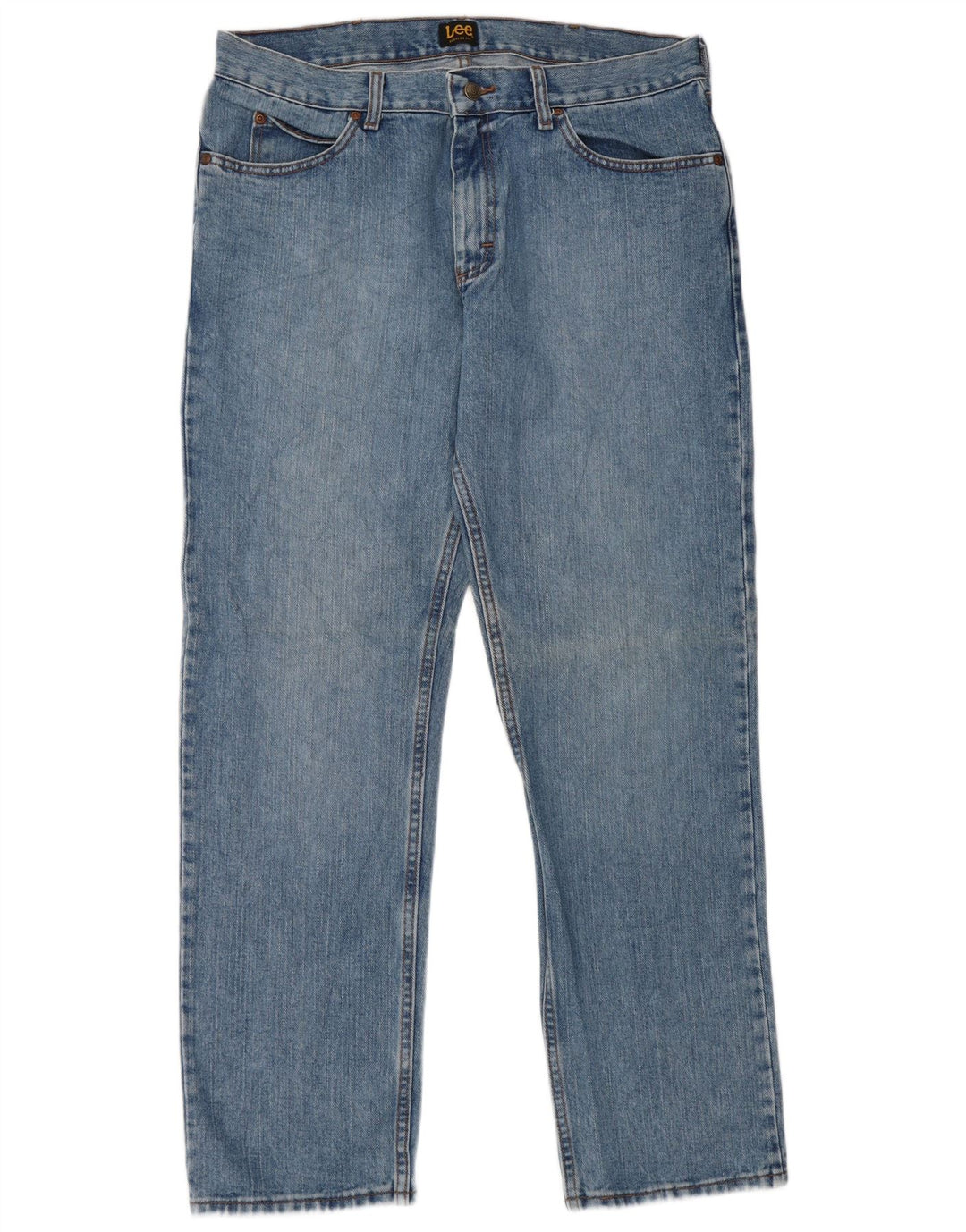 LEE Vaqueros rectos de corte regular para hombre W35 L32 Algodón azul