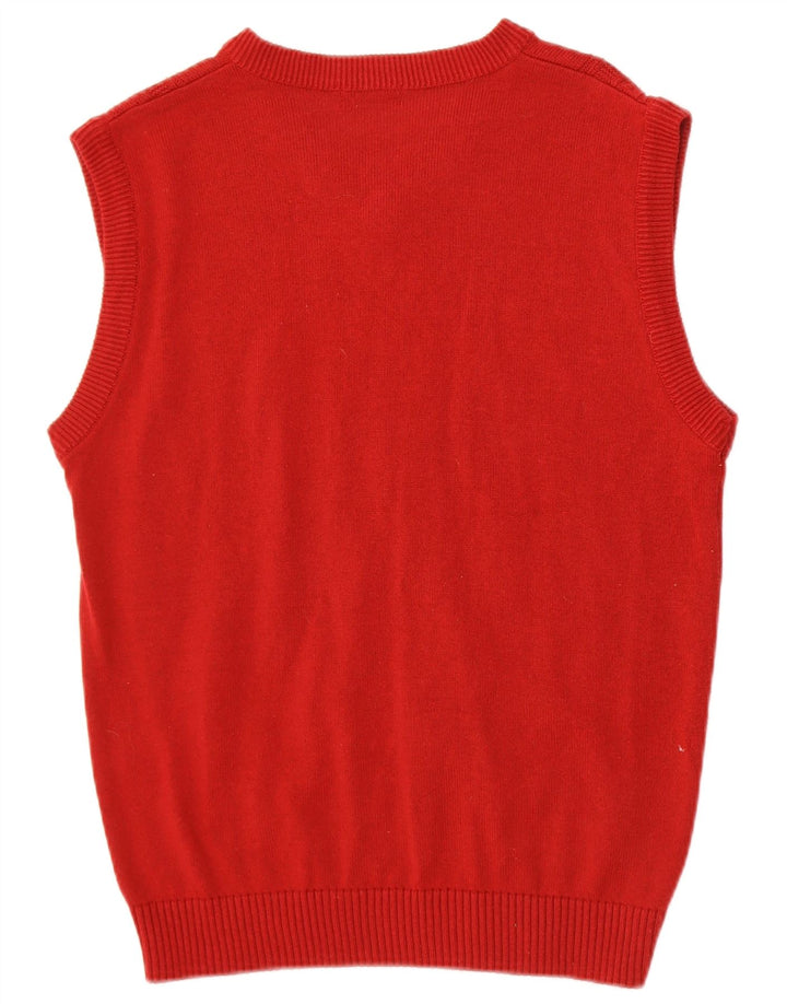 Dardano Hombre Chaleco Tank Top IT 50 Medio Algodón Rojo