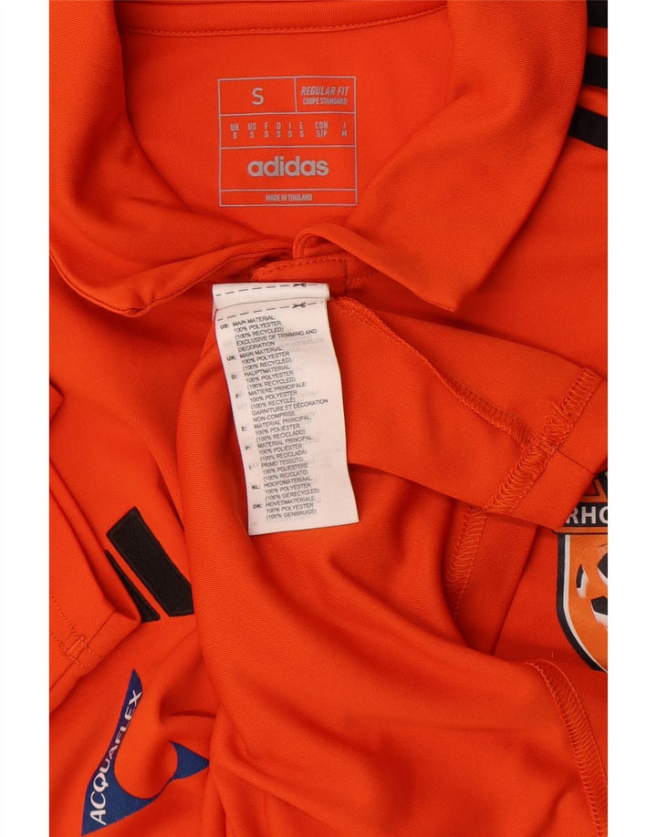 Adidas Polo Aeroready Graphic Regular Fit para hombre, poliéster naranja pequeño
