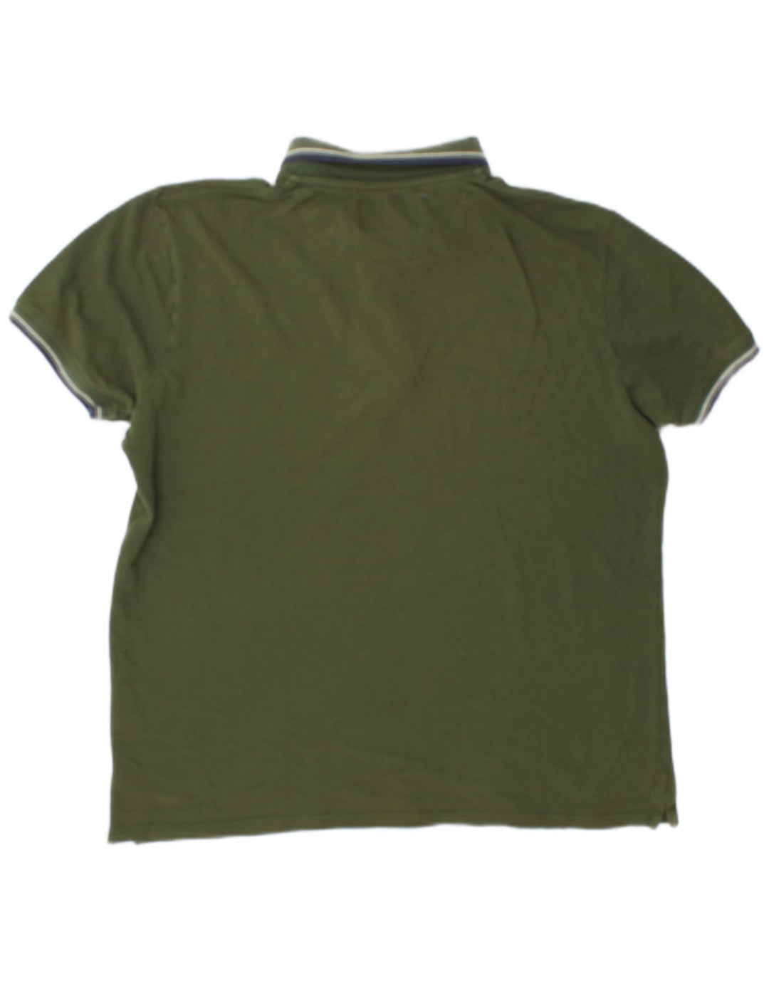 Lyle & Scott Polo para hombre de algodón caqui grande