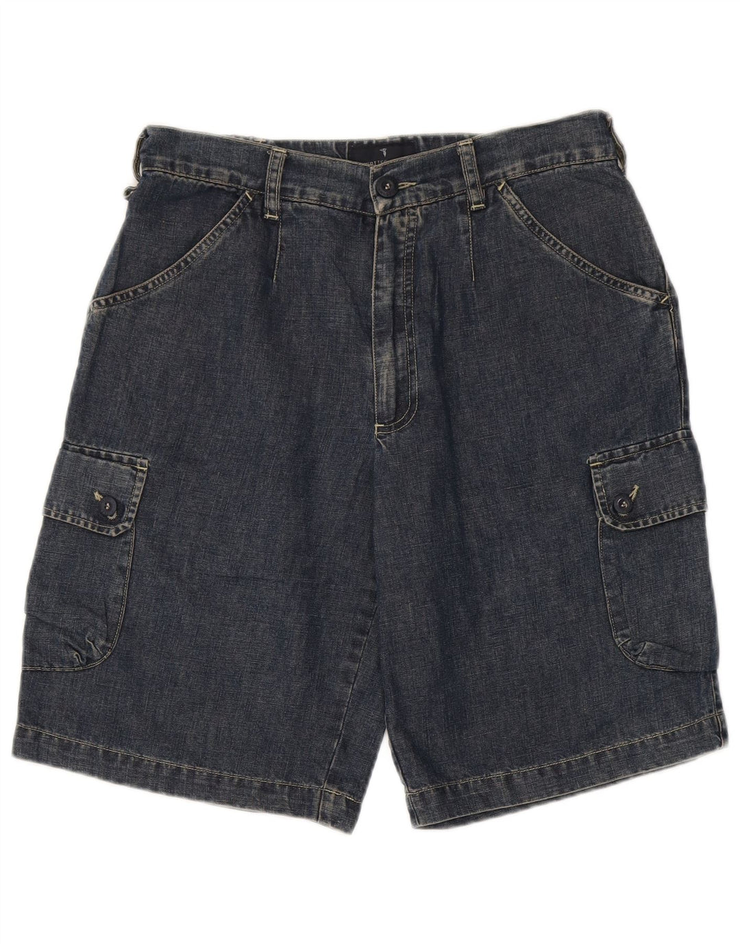 Trussardi Shorts Cargo De Mezclilla Hombre IT 48 Medium W30 Algodón Azul