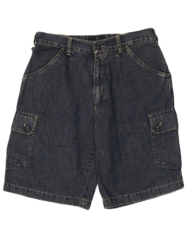 Trussardi Shorts Cargo De Mezclilla Hombre IT 48 Medium W30 Algodón Azul